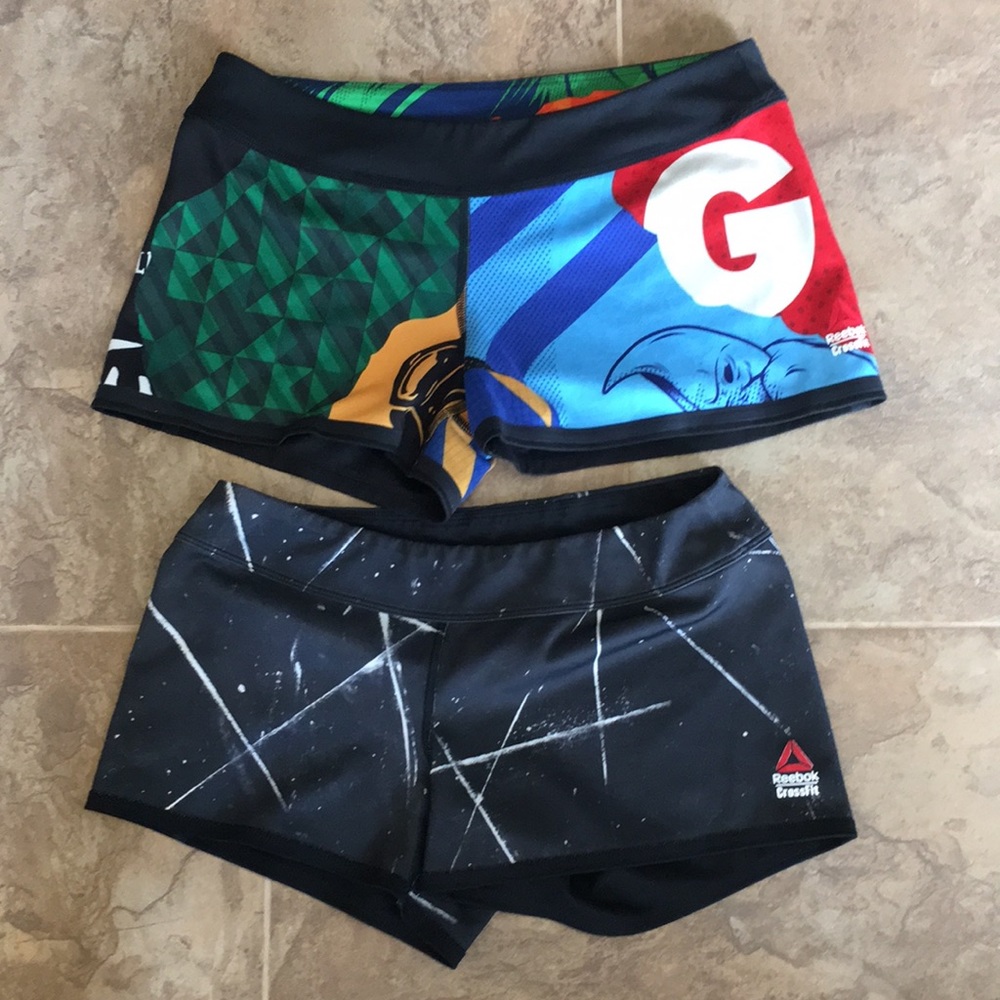 2 CrossFit Shorts Size Medium.